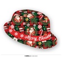 Christmas Green Ganster Hat – Adult One Size