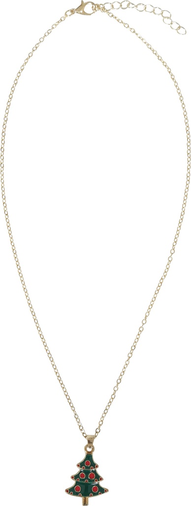 Christmas Little Tree Metal Necklace