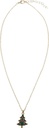 Christmas Little Tree Metal Necklace
