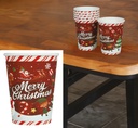 Christmas Merry Christmas Cups 240ml – 6pcs