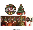 Christmas Merry Christmas Garland Banner 300cm (16x16cm)