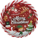 Christmas Plastic Bowl Merry Christmas 32cm