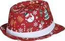 Christmas Red Ganster Hat – Adult One Size