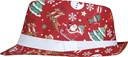 Christmas Red Ganster Hat – Adult One Size