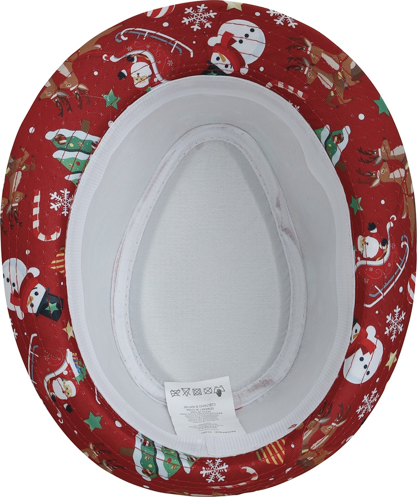 Christmas Red Ganster Hat – Adult One Size