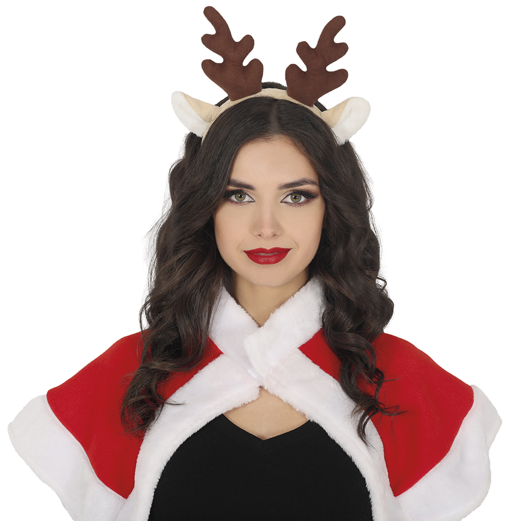Christmas Reindeer Headband (41430) – Adult One Size