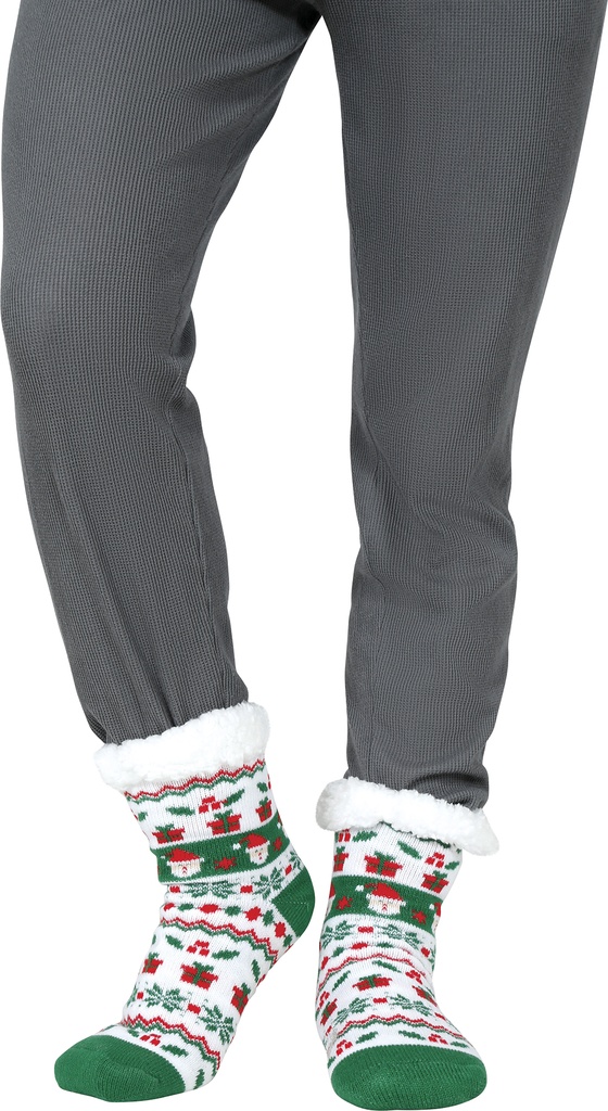 Christmas Santa Claus Thermal Socks – Adult One Size