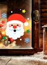 Christmas Santa Claus Window Gel Decoration 20x25cm