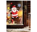 Christmas Satna Gel Window Decoration 20x25cm
