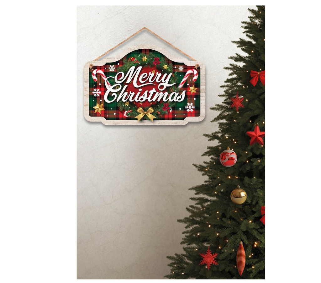 Christmas Sign Merry Christmas 34x19cm