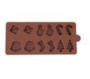 Christmas Silicone Baking Mold 12 For Cookies Christmas 10x20cm