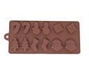 Christmas Silicone Baking Mold 12 For Cookies Christmas 10x20cm