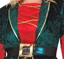 Classic Red / Green Female Elf – Adult Size Extra Large (44-46)