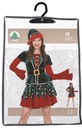 Classic Red / Green Female Elf – Adult Size Large