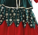 Classic Red / Green Female Elf – Adult Size Large