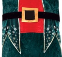 Classic Red / Green Male Elf – Adult Size Extra Large (54-56)