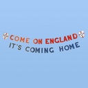 Come On England Card Banner x2 2m