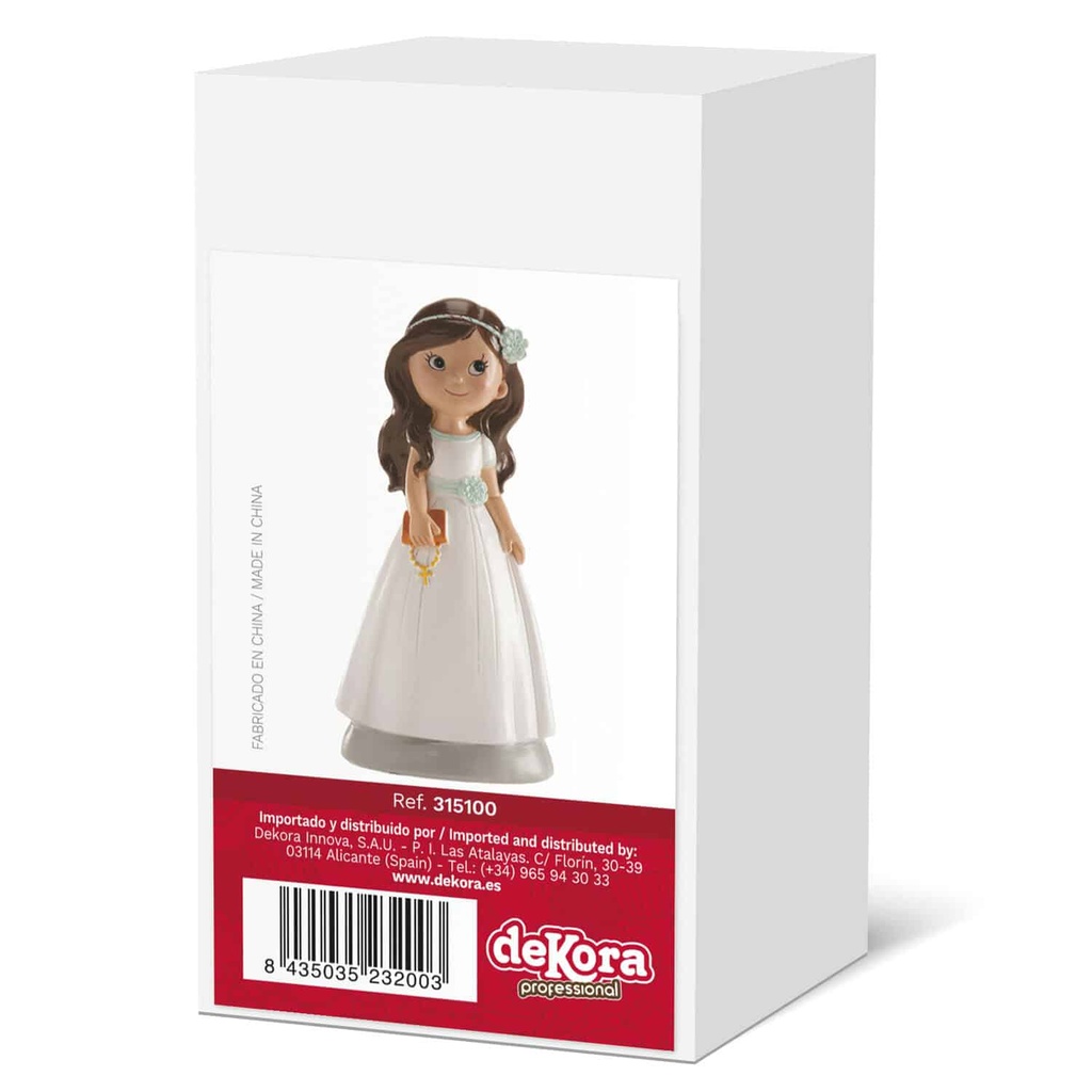 Communion Girl Cake Topper Elena – 13cm