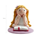 Communion Seated Girl Cake Topper – 8cm