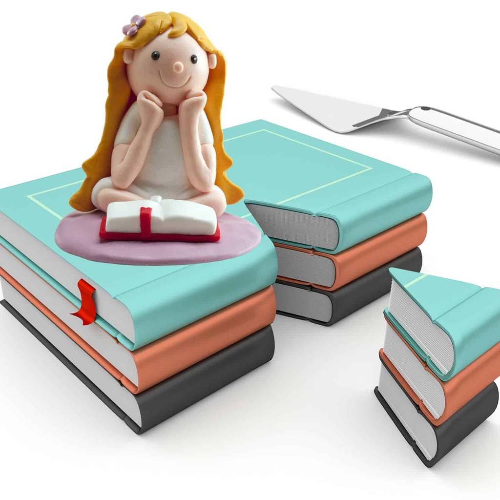 Communion Seated Girl Cake Topper – 8cm