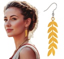 Gold Roman Earrings