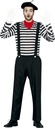 Mime Gentleman Costume - Adult Size Small (46-48)