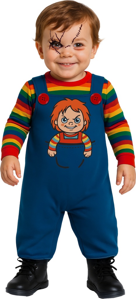 Chucky Evil Doll Costume - Age 12 to 18 Months (80cm)