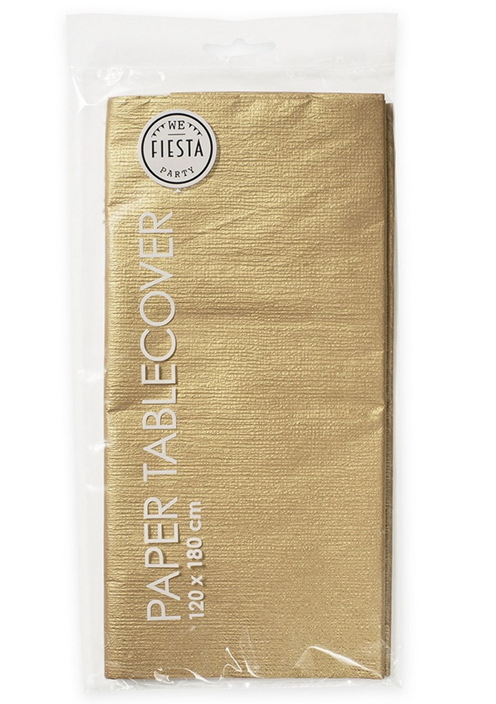 [4427-1] Party Paper Tablecover 120x180cm - Champagne
