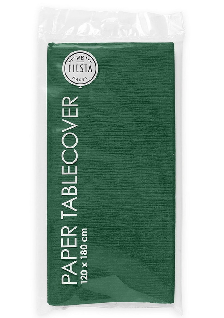 Party Paper Tablecover 120x180cm - Dark green