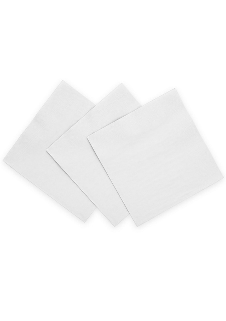 Napkins Luncheon Party 3-Ply 33x33cm 20pcs - White