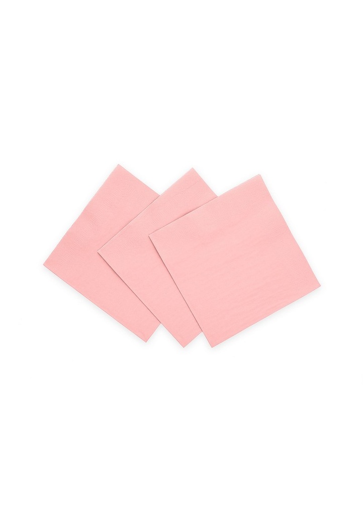 Napkins Cocktail Party 3-Ply 24x24cm 20pcs - Pink