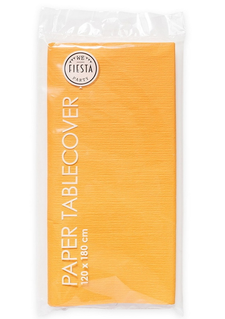 [4097] Party Paper Tablecover 120x180cm - Yellow