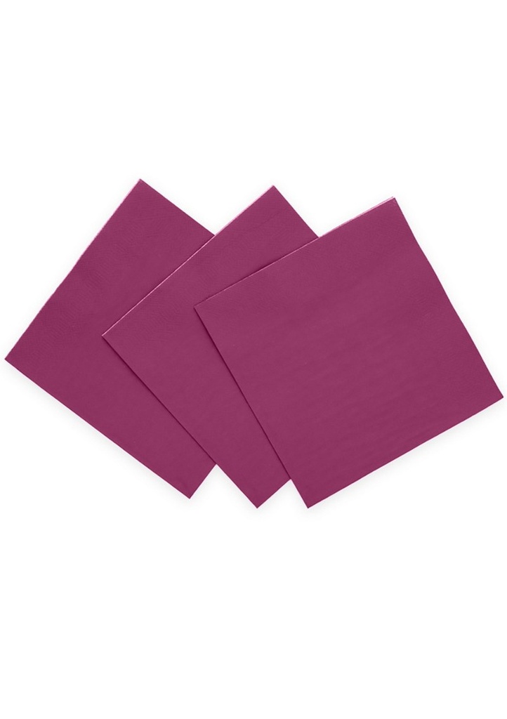 Napkins Luncheon Party 3-Ply 33x33cm 20pcs - Purple