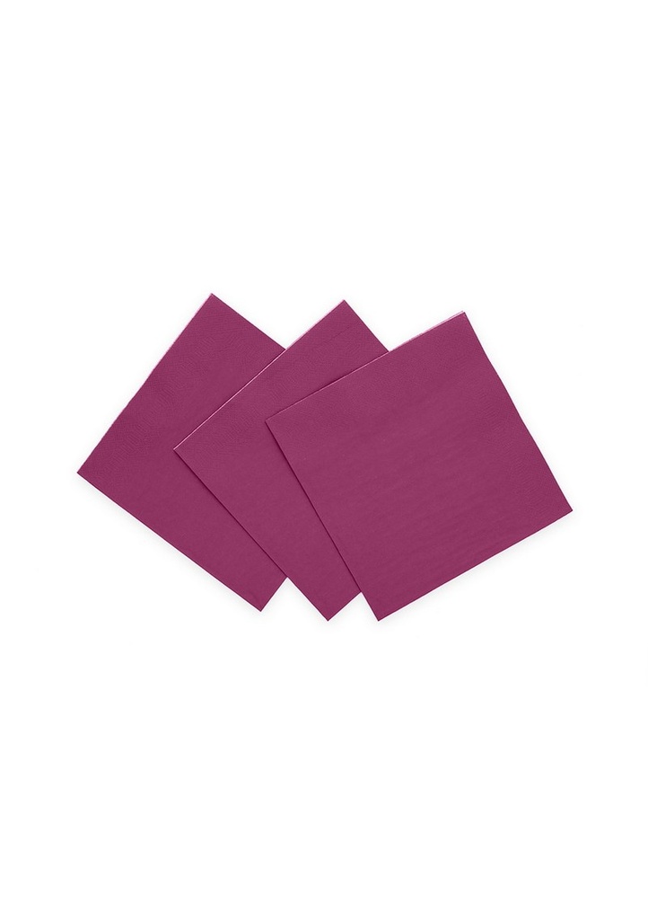 Napkins Cocktail Party 3-Ply 24x24cm 20pcs - Purple