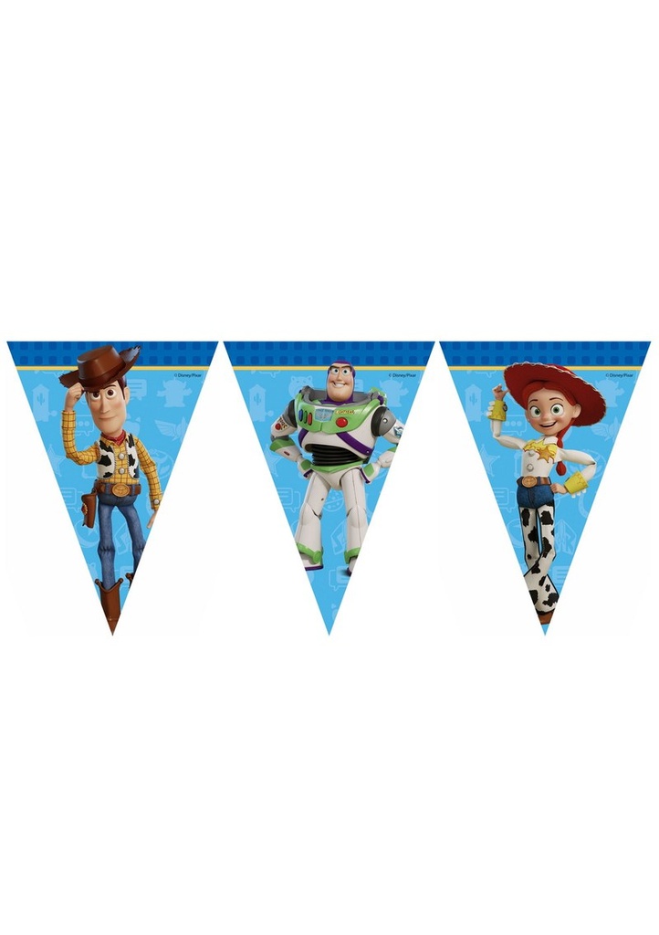 Disney Pixar Toy Story Party FSC Paper Triangle Flag Banner - 1pk