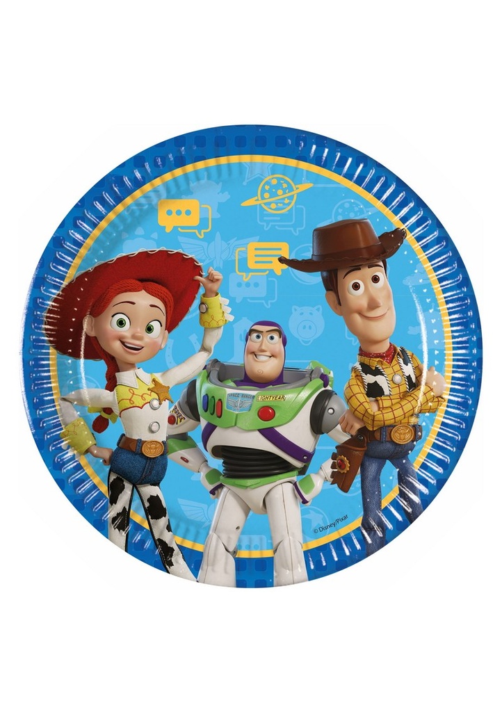 Disney Pixar Toy Story Party FSC Paper Plates Next Generation 23cm - 8pk
