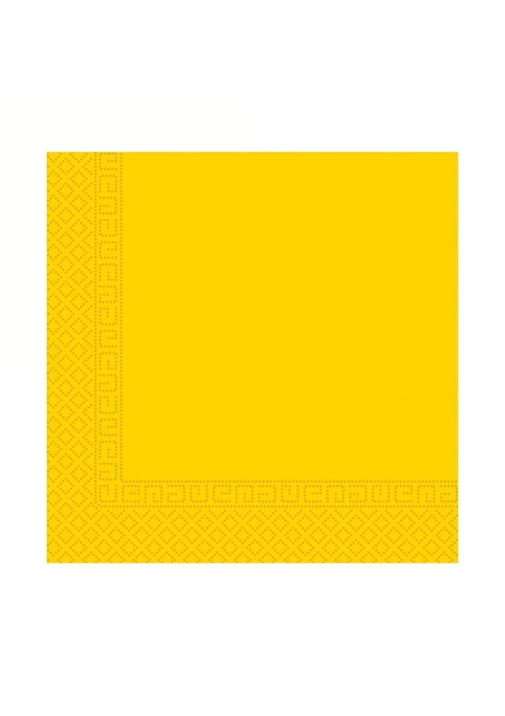 Yellow FSC 3-Ply Napkins 33x33cm - 20pk