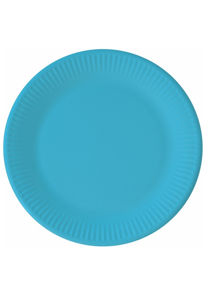 [93524] Turquoise FSC Paper Plates Next Generation 23cm - 8pk