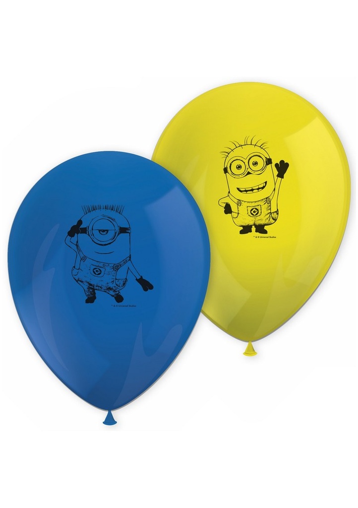 Minions The Rise Of Gru Latex Balloons - 8pk