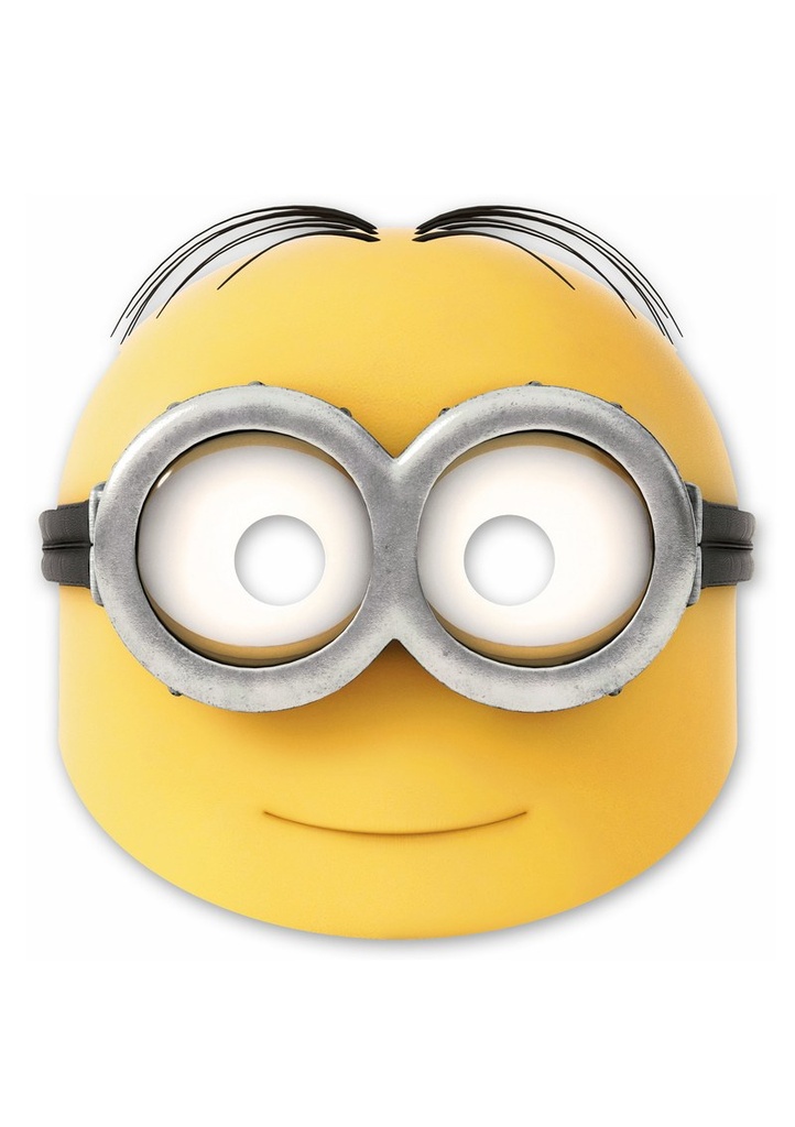 Minions The Rise Of Gru Die-Cut Paper Masks - 6pk