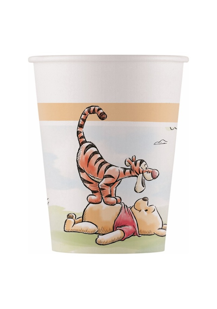Winnie The Pooh Loves Nature FSC Paper Cups 200ml - 8pk