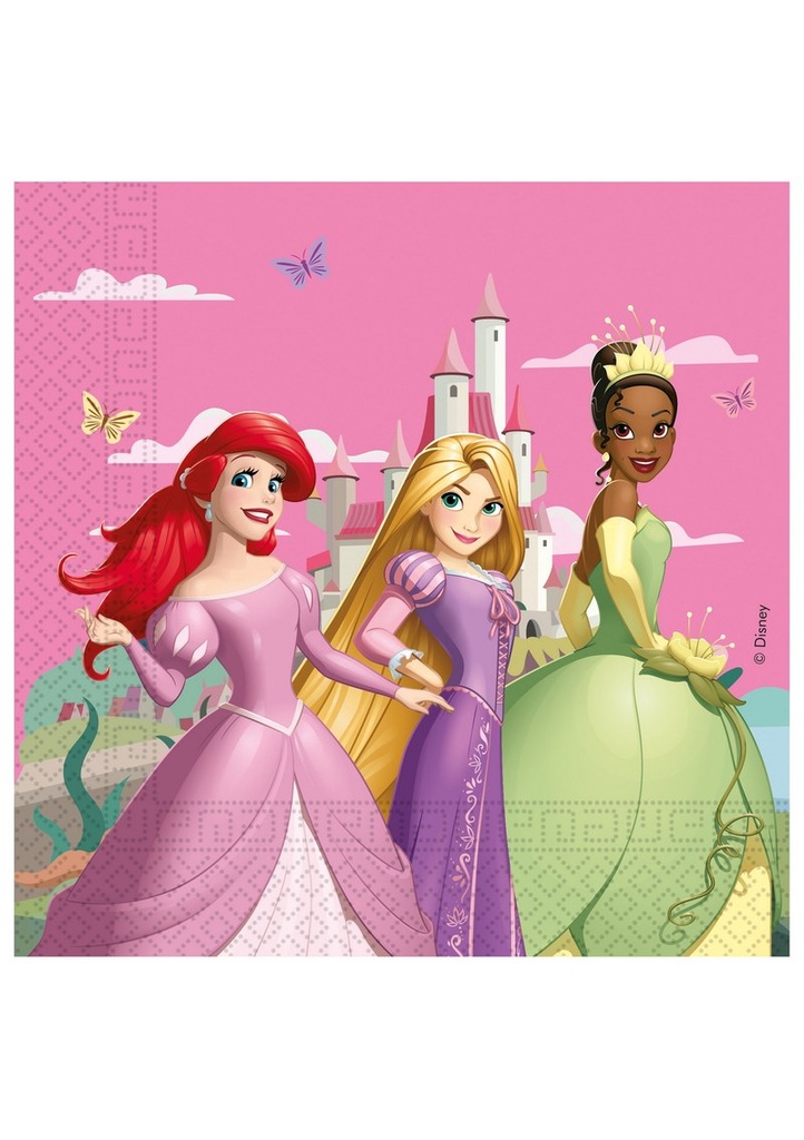 Princess Create Your World FSC Two-Ply Napkins 33x33cm - 20pk