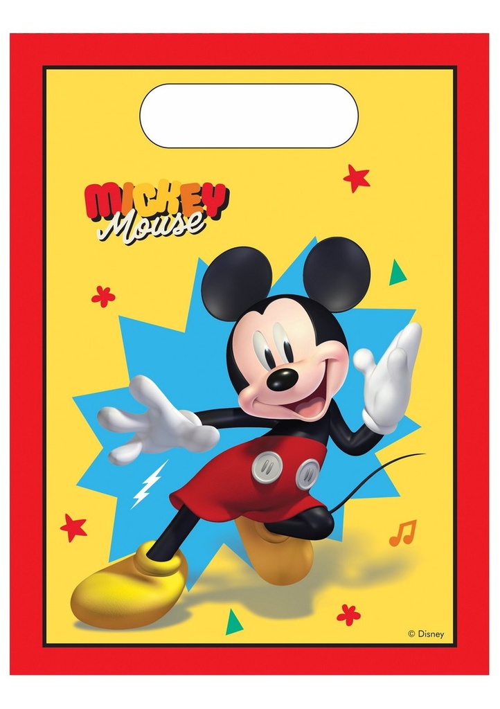 Mickey Jump Into Fun Party Bags - 6pk