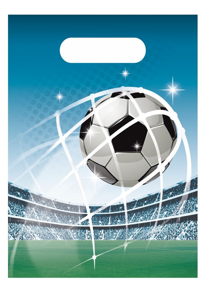 Soccer Fans Football Party Bags - 6pk