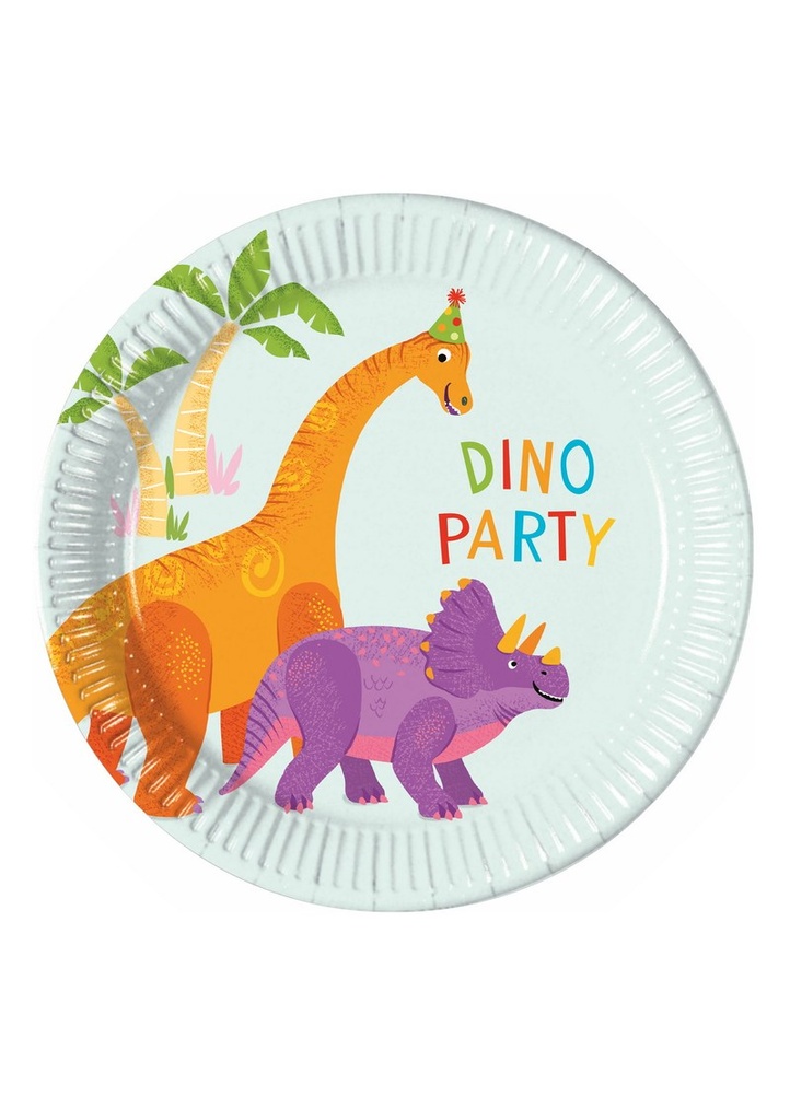 Dino Party FSC Paper Plates Next Generation 20cm - 8pk