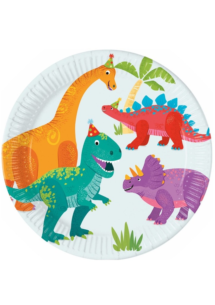 [97973] Dino Party FSC Paper Plates Next Generation 23cm - 8pk