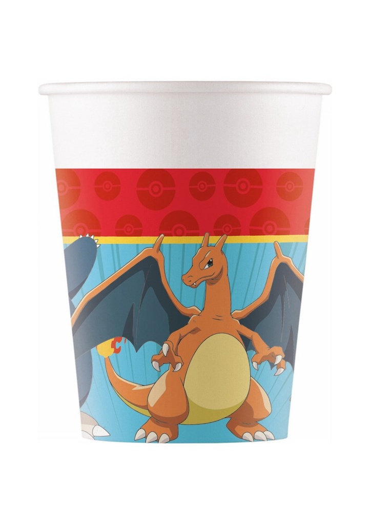 Pokemon FSC Paper Cups 200ml -8pcs