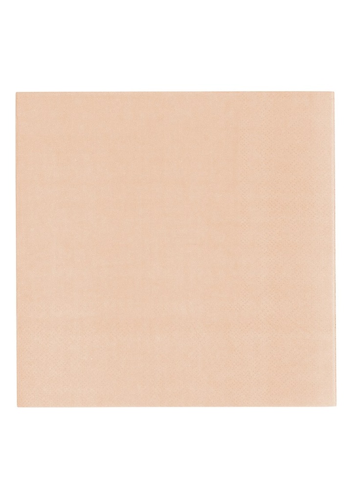 Vert Decor 33x33cm 3ply Napkins Apricot - 20pk