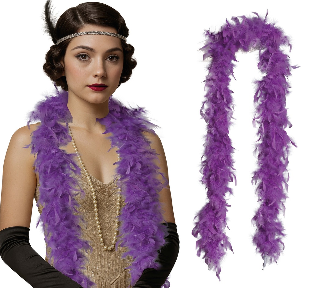 Deluxe Feather Boa 80gr - Lilac