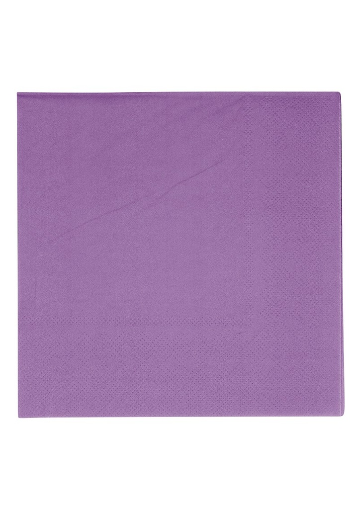 Vert Decor 33x33cm 3ply Napkins Purple - 20pk